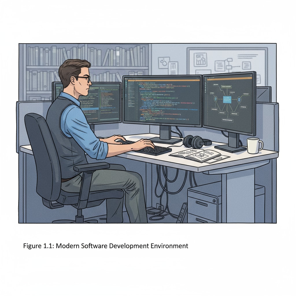 Software engineer working on a project related to math-based software development and career prospects