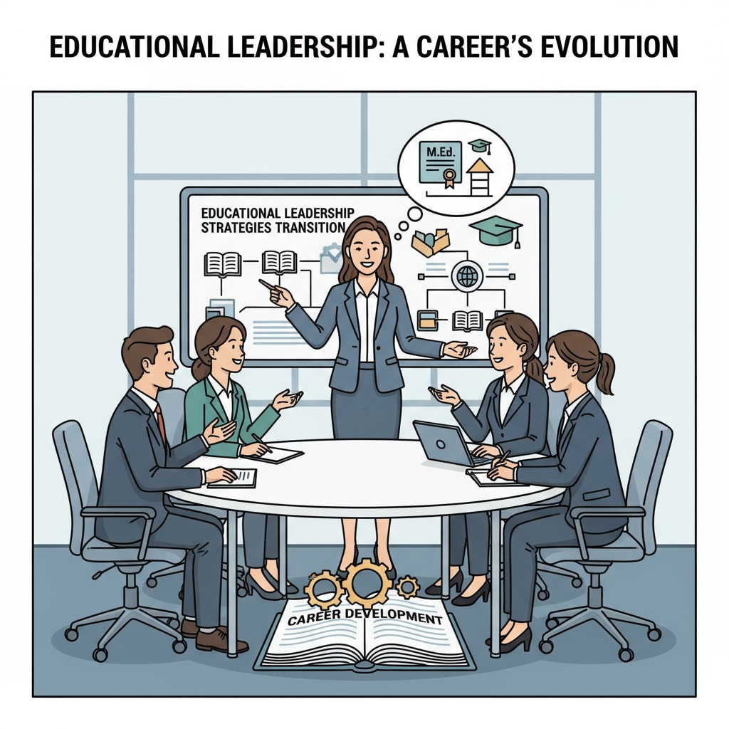 Person in education management role after career transition with a master degree, emphasizing the aspect of versatility in new professional paths.