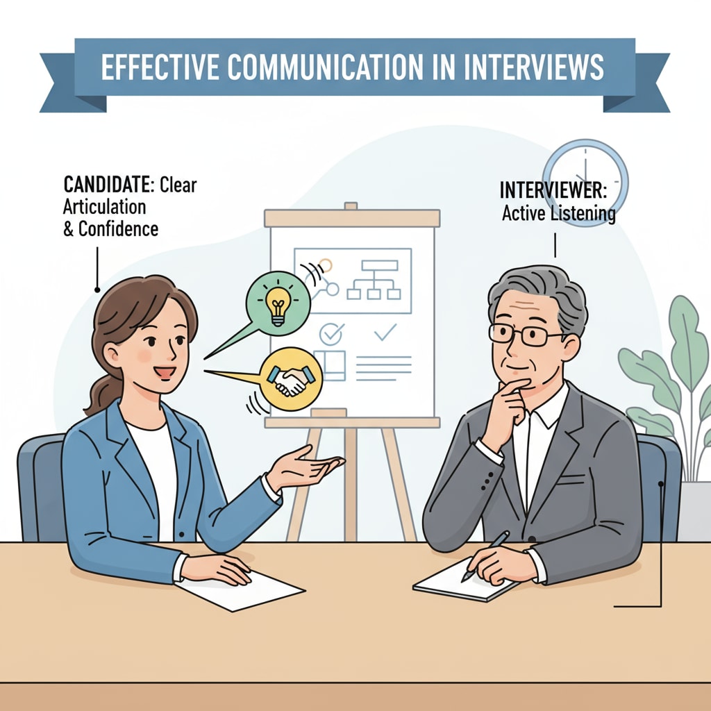 A person practicing communication skills for a K12 education job interview