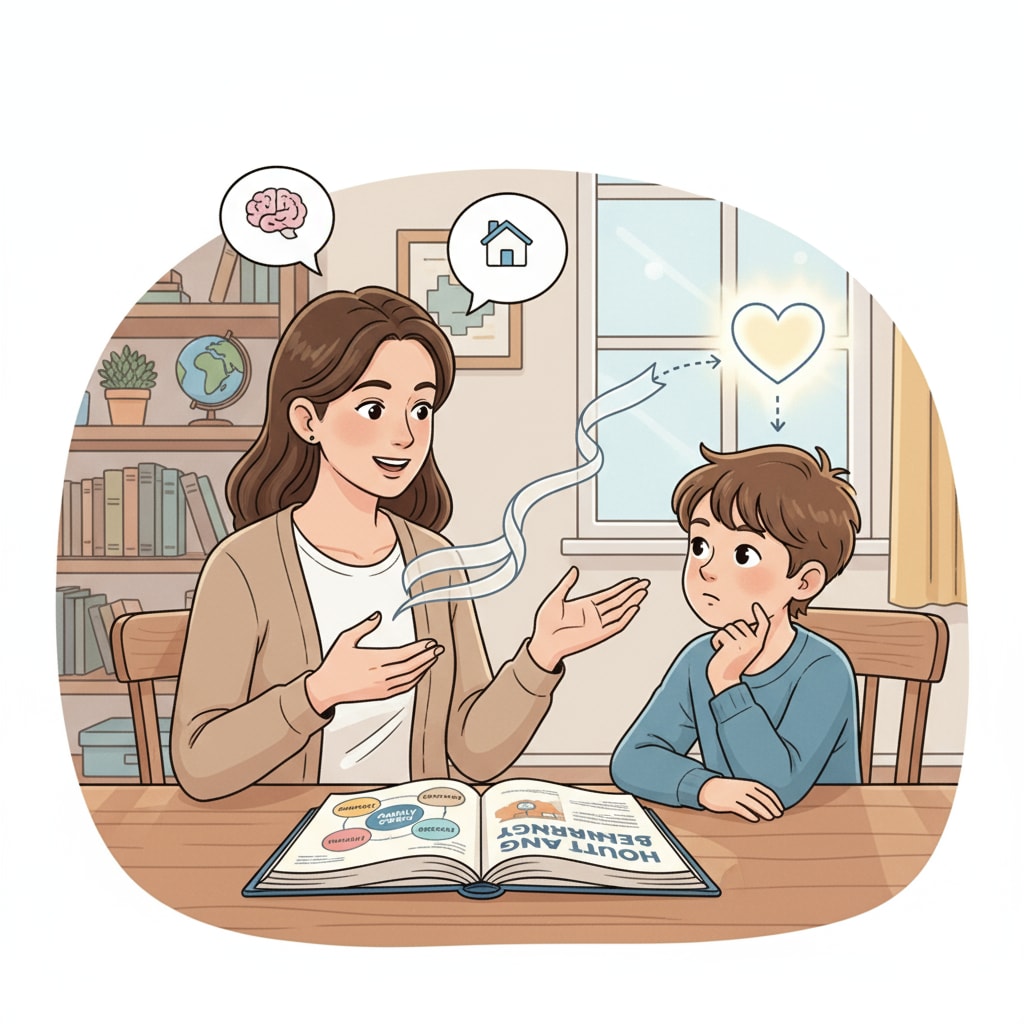 A parent-child discussion in a home school context highlighting bias transmission within the framework of educational plurality