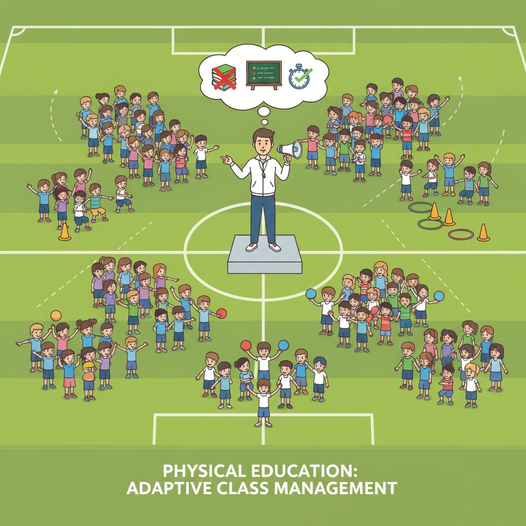 Physical education teacher burdened with a large class because of curriculum substitutions in the context of special subject teachers, curriculum substitutions, and educational resource allocation