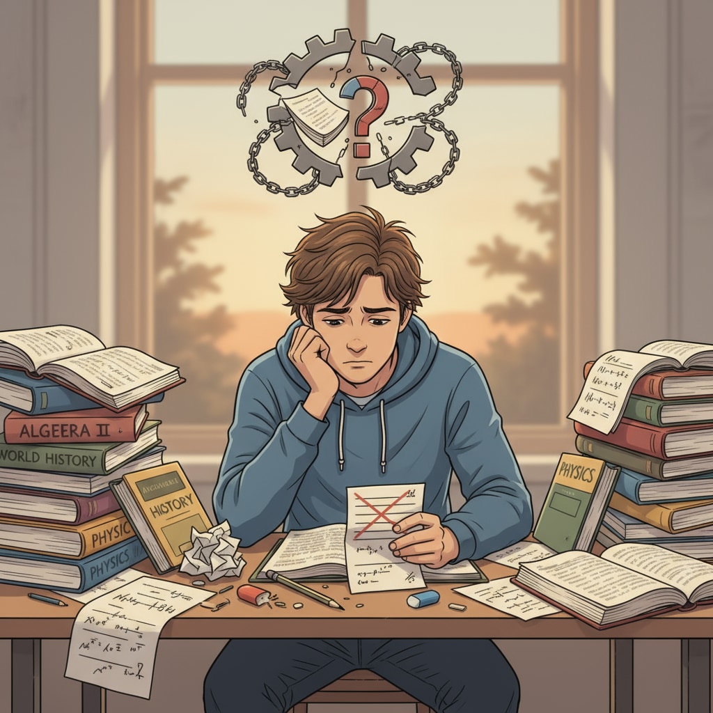 A high IQ individual facing educational setbacks