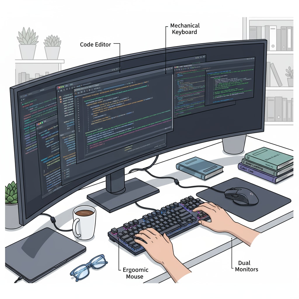 A software engineer working on software development project, related to math and physics abilities and employment prospects