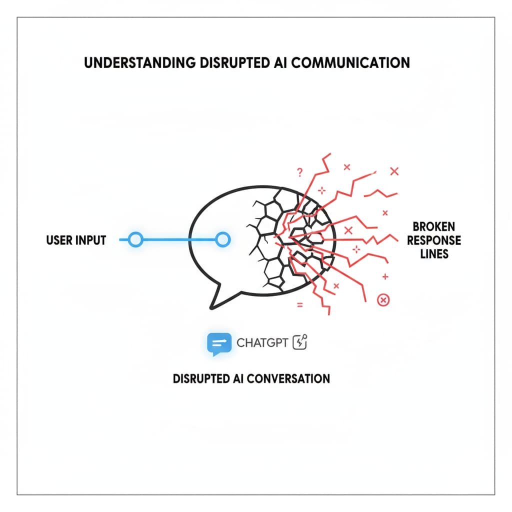 Illustration of conversation断层 in ChatGPT, highlighting its learning limitations in education