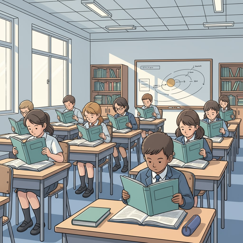 Classroom focused on academic knowledge rather than practical skills