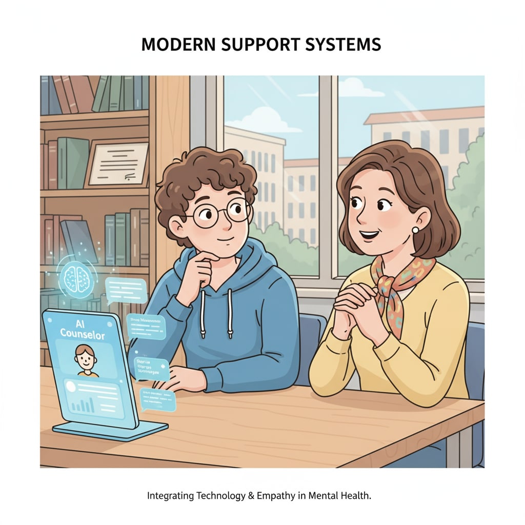 Comparison of AI and human in educational psychological counseling in a therapy research context with a questionnaire survey in mind