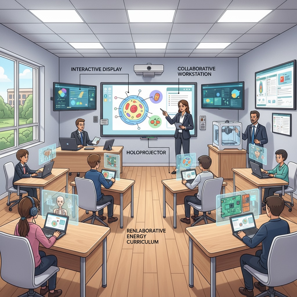 A modern teaching environment related to the research on teaching working conditions