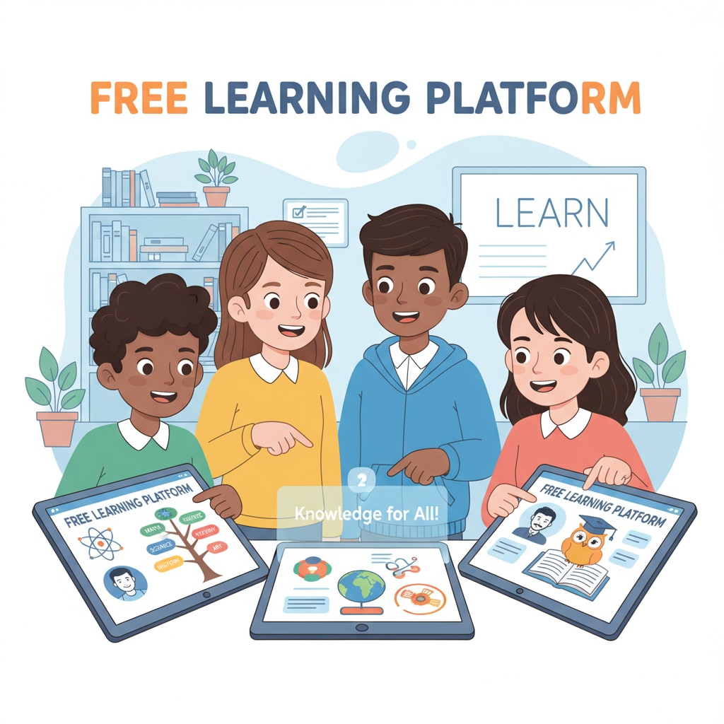 Students using a free learning platform with private messaging capabilities