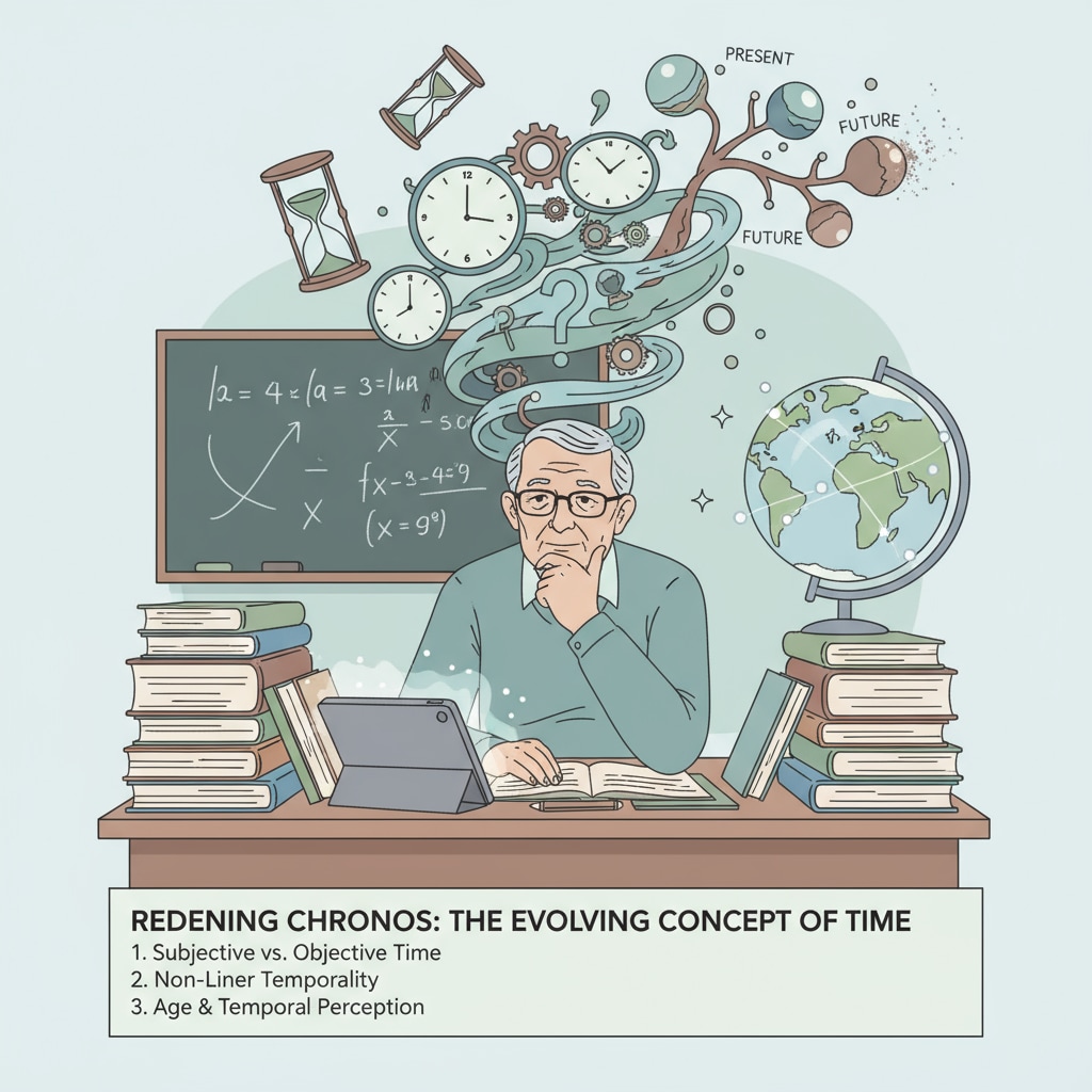 Non - traditional age student contemplating time sense