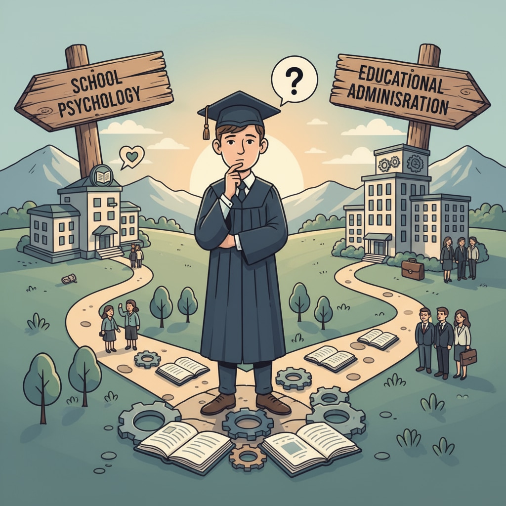 Career choice between school psychology and educational administration at a crossroads
