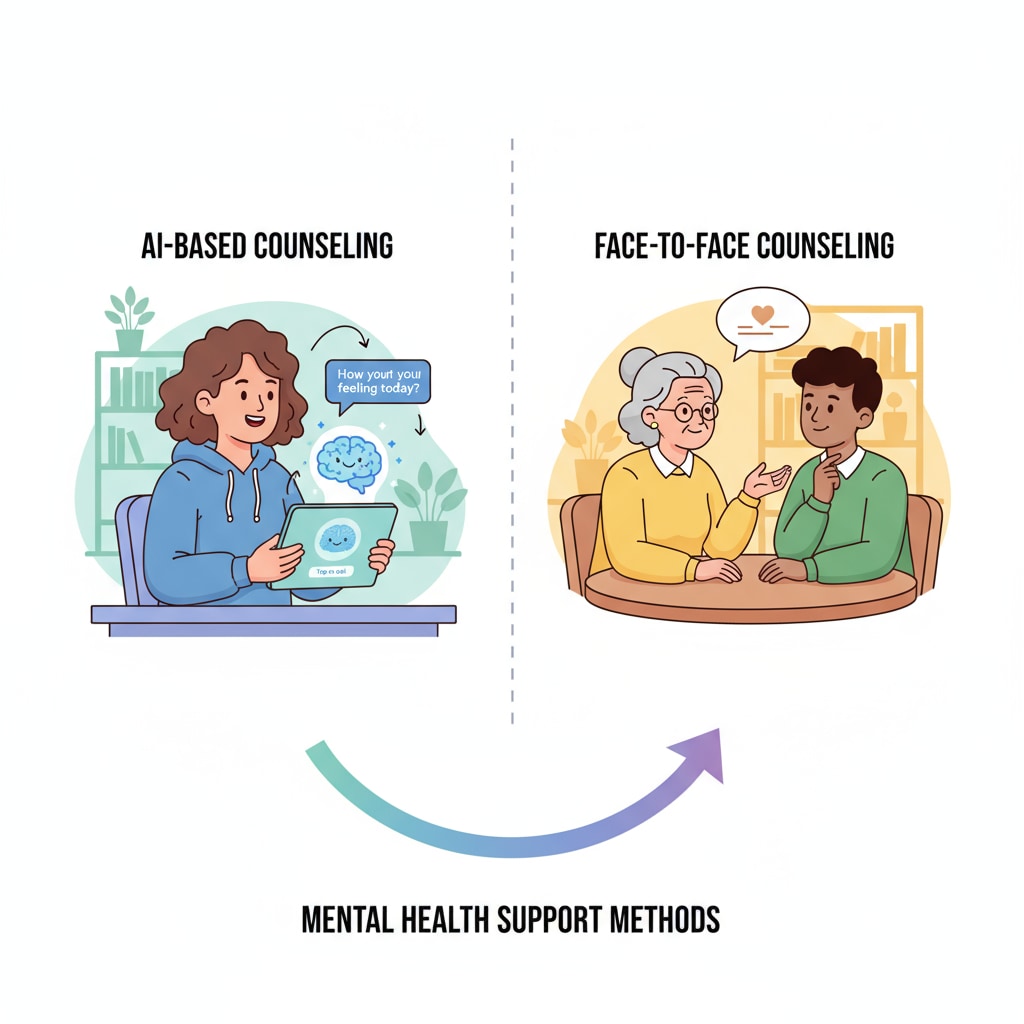 Comparison of AI therapy and human therapy in K12 education