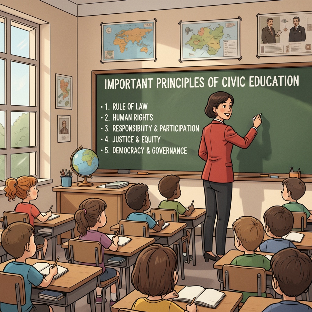 Teacher teaching civic education related to the America 250 Civic Education Alliance