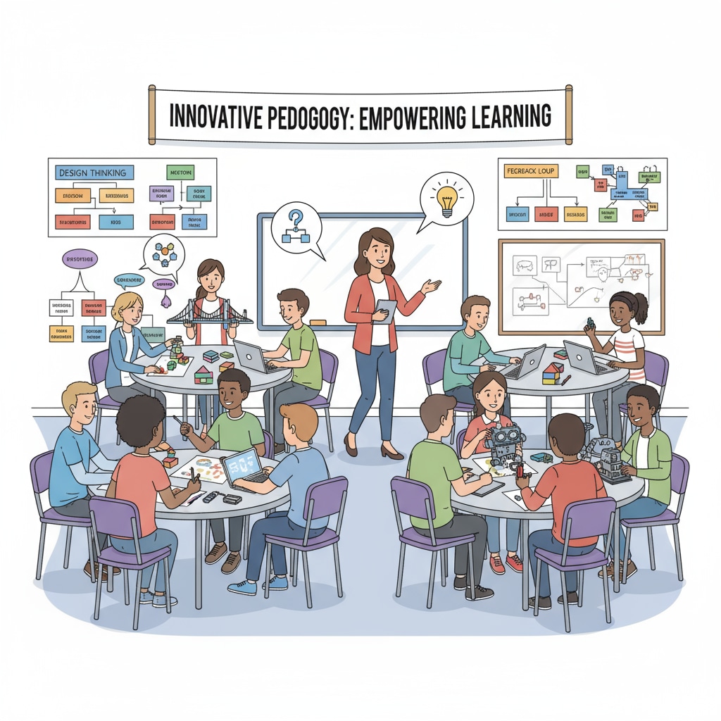 A teacher facilitating a project-based learning activity, part of the journey in education profession, system reform, and teacher development