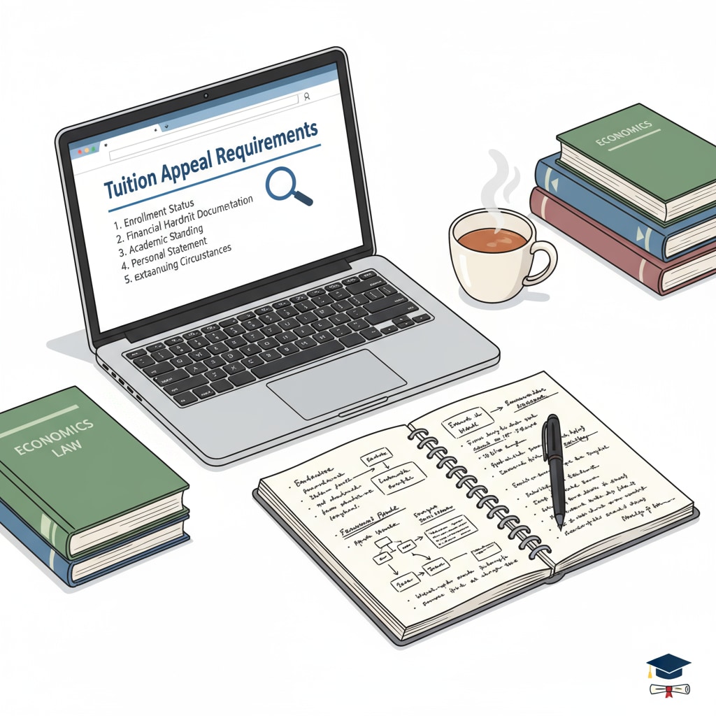 A student researching tuition appeal, resident status, and AB-540 form requirements