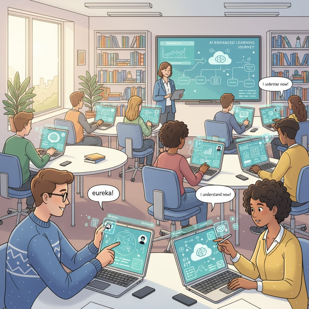Artificial intelligence in higher education classroom scenario