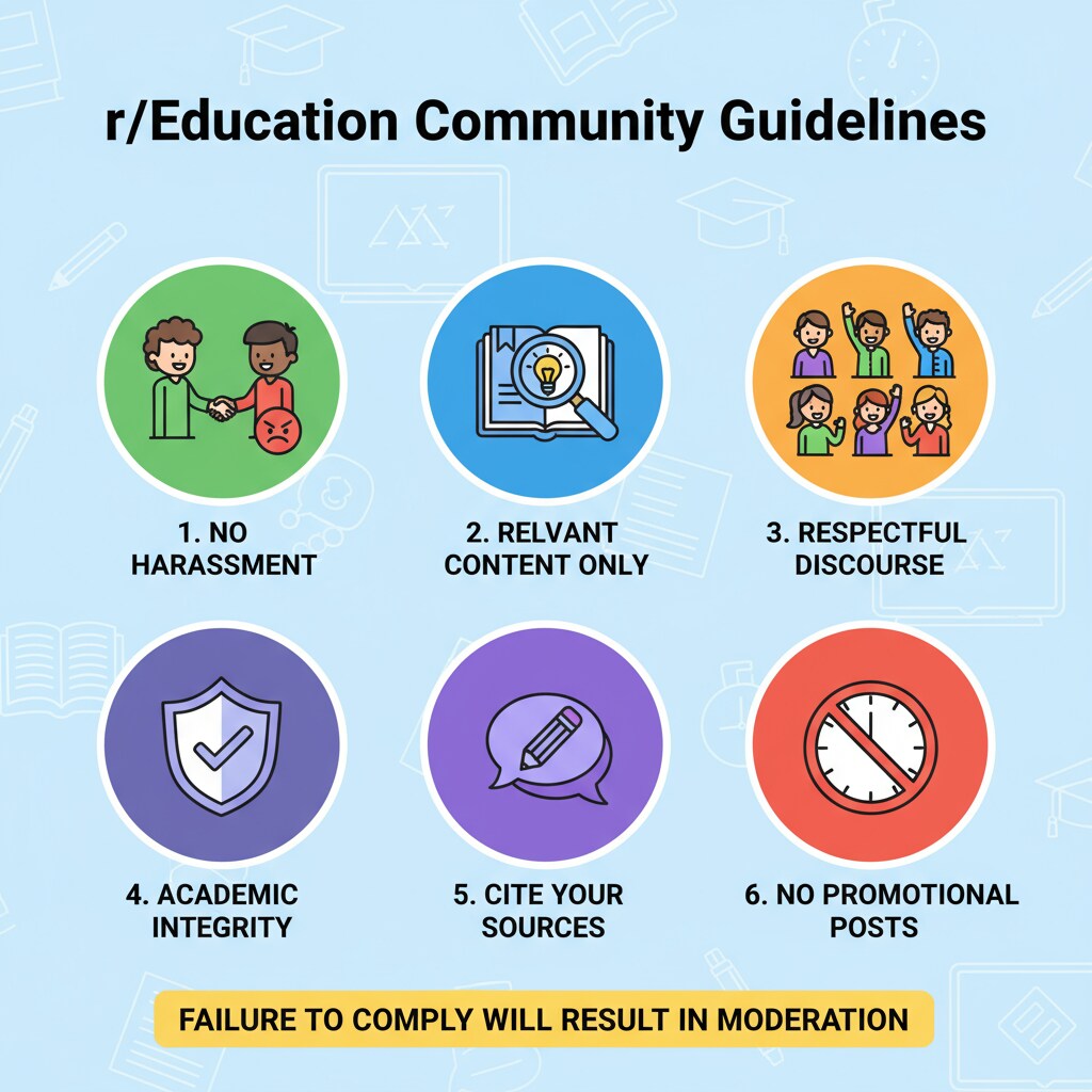 Rules of the Reddit education community