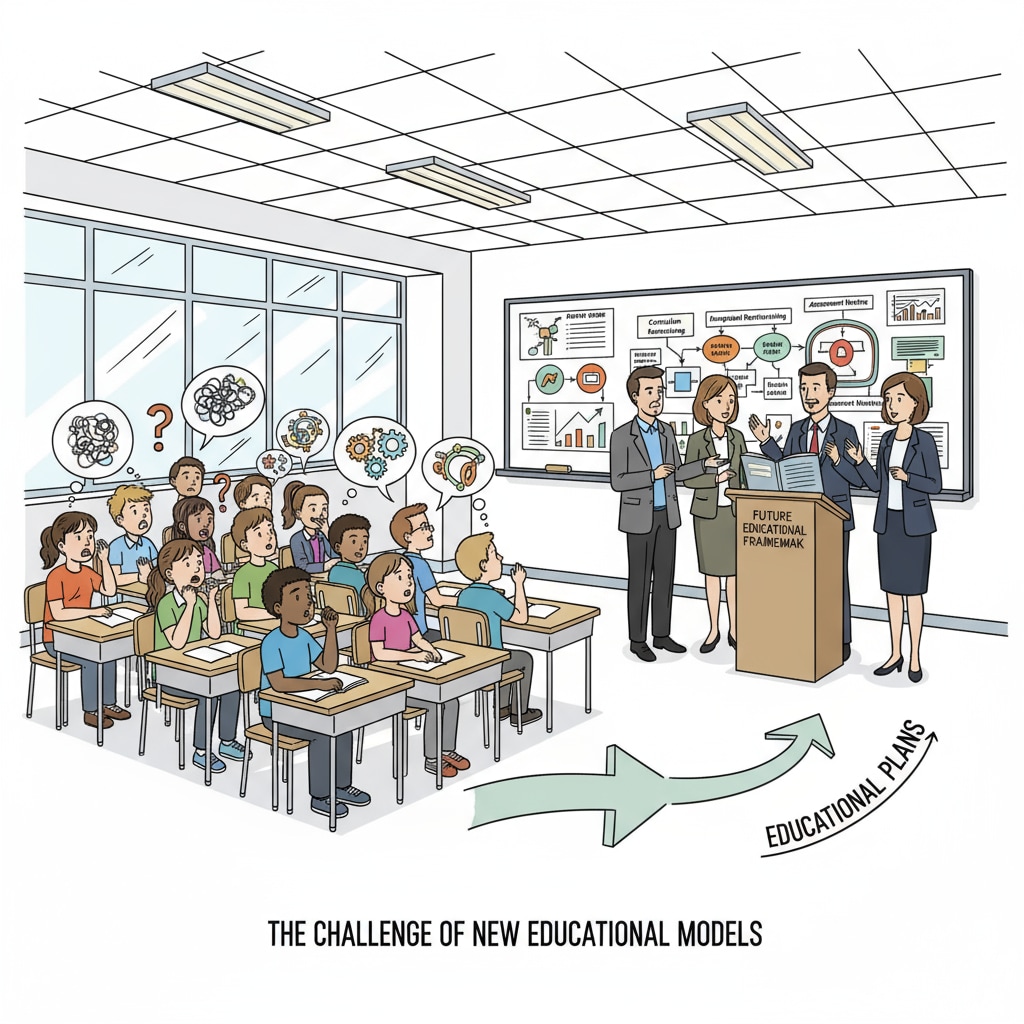 Students confused in a classroom due to educational pressure related to educational purpose, social pressure, and life choices