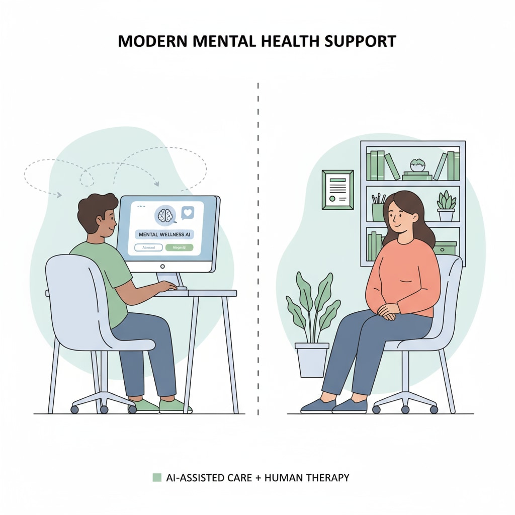 Comparison of AI and human in K12 students' mental health intervention
