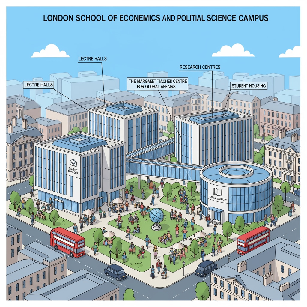 Campus of the London School of Economics and Political Science for political science education
