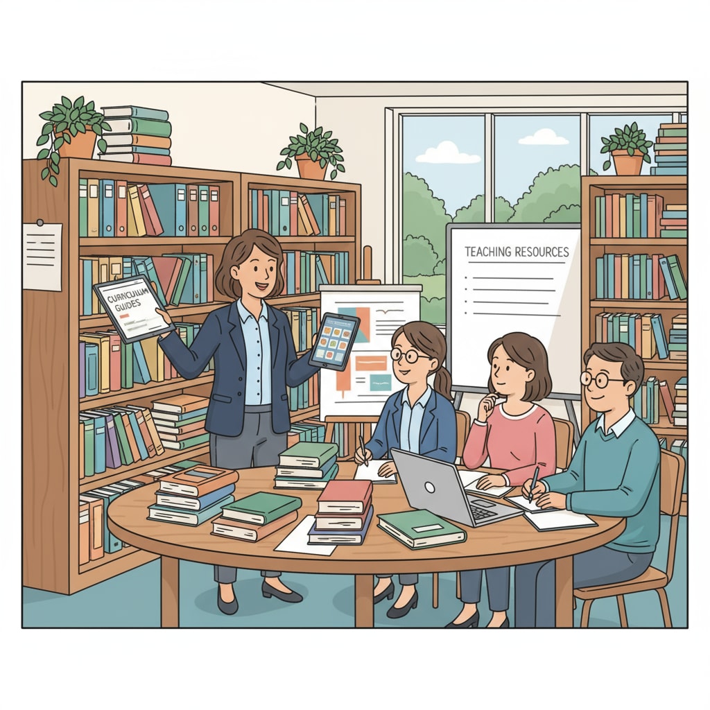 A public school teacher discussing teaching working conditions with colleagues