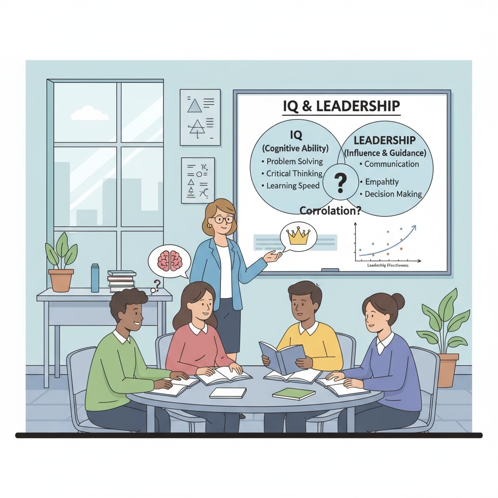 A classroom scene related to General Motors' IQ research and leadership exploration in K12 education