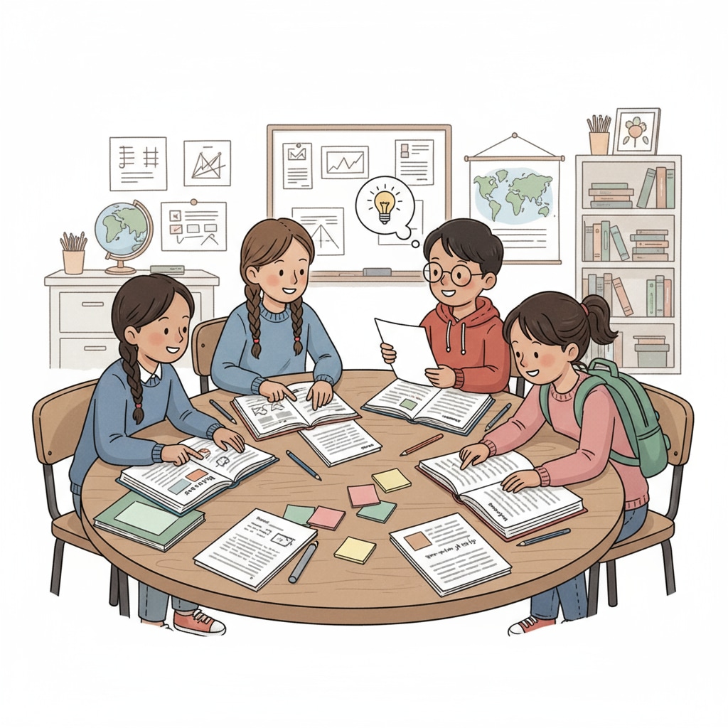 K12 students studying together for better exam preparation