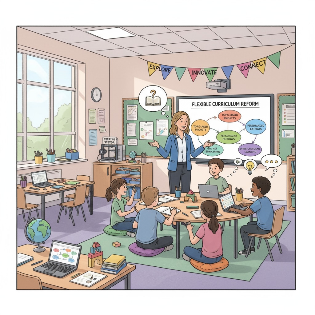 A classroom in a UK school demonstrating the need for curriculum reform in the UK education system
