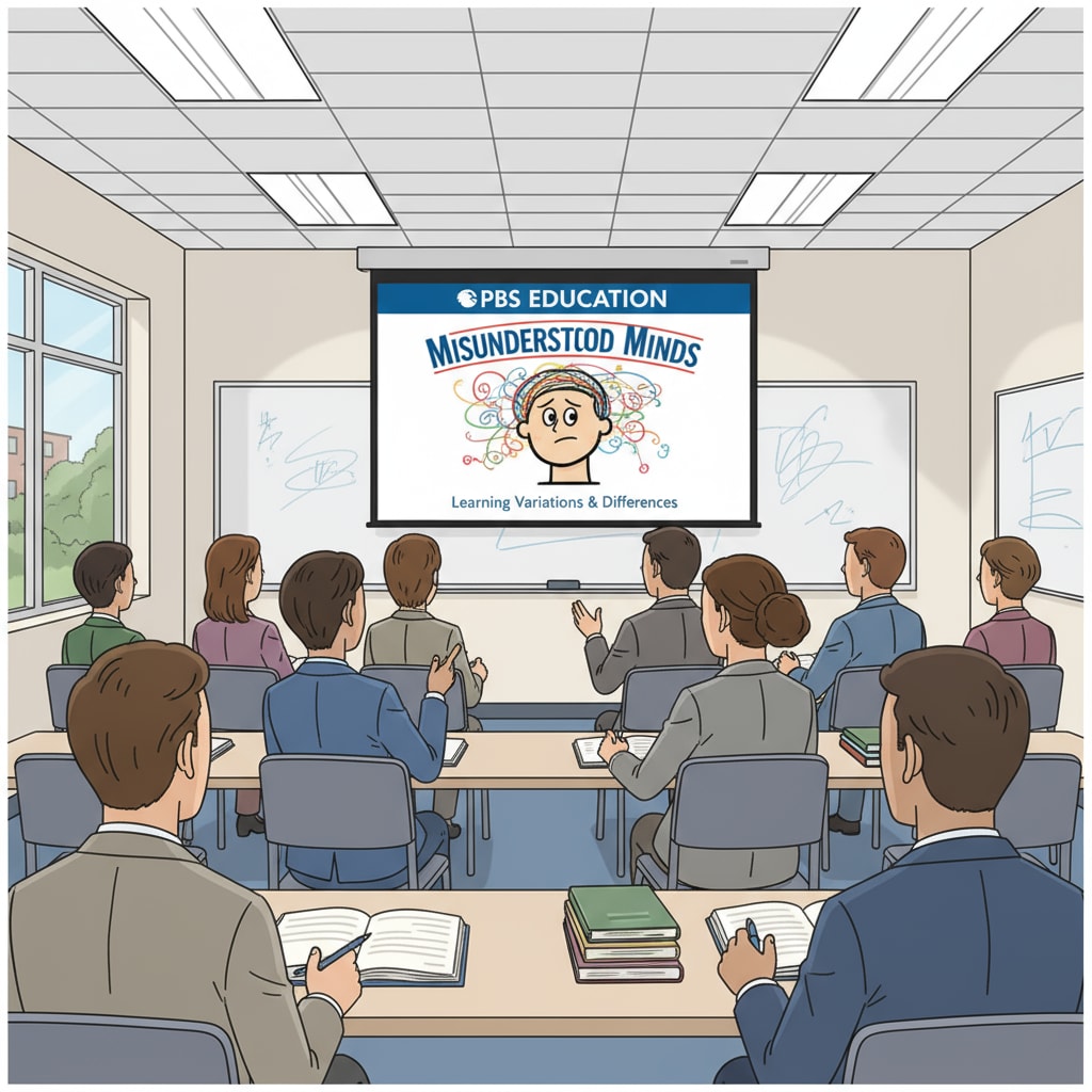 Teachers watching the PBS series 