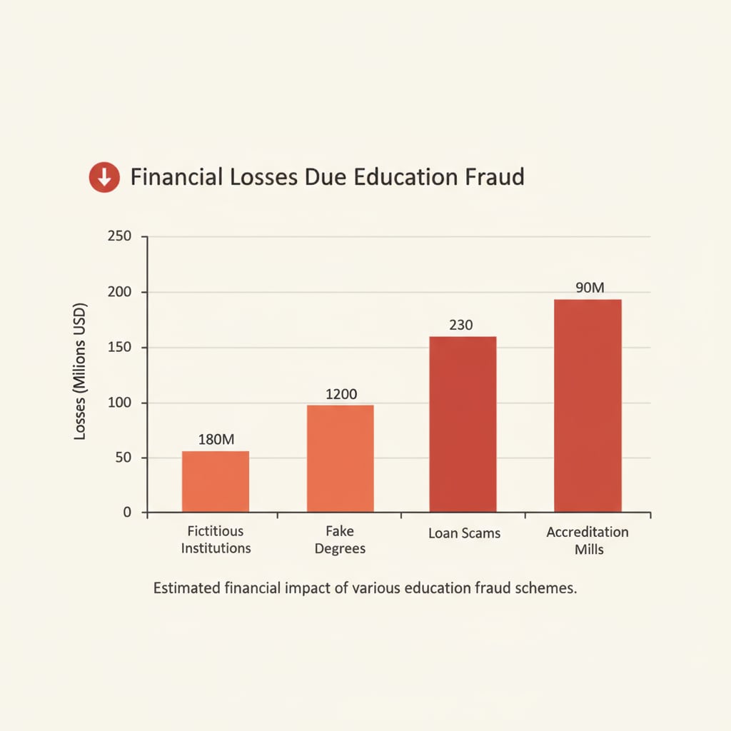 Financial losses due to education fraud at Schiller International University