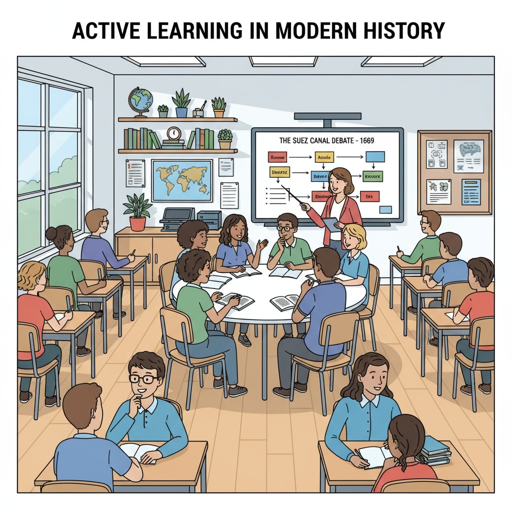 High school students in an interactive learning environment