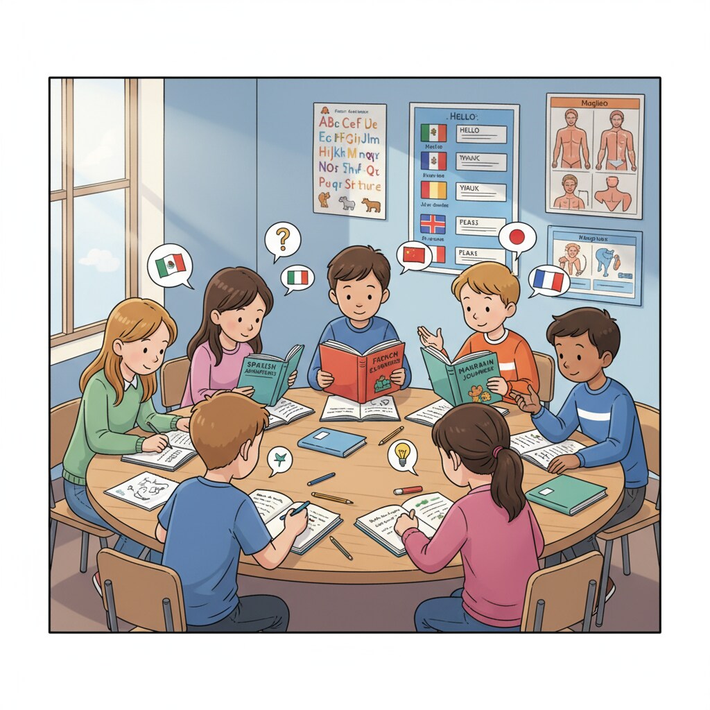 K12 students engaged in language learning to enhance knowledge value and worldview