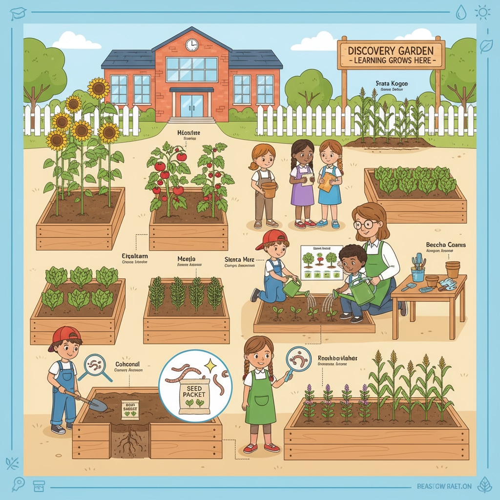 School garden as a hands-on teaching tool for student development
