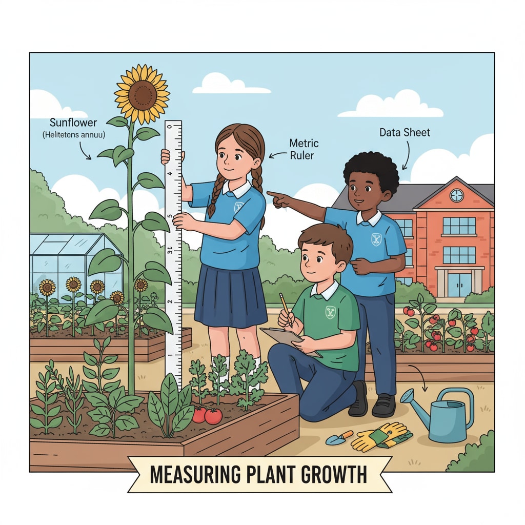 Academic learning in the school garden for student development
