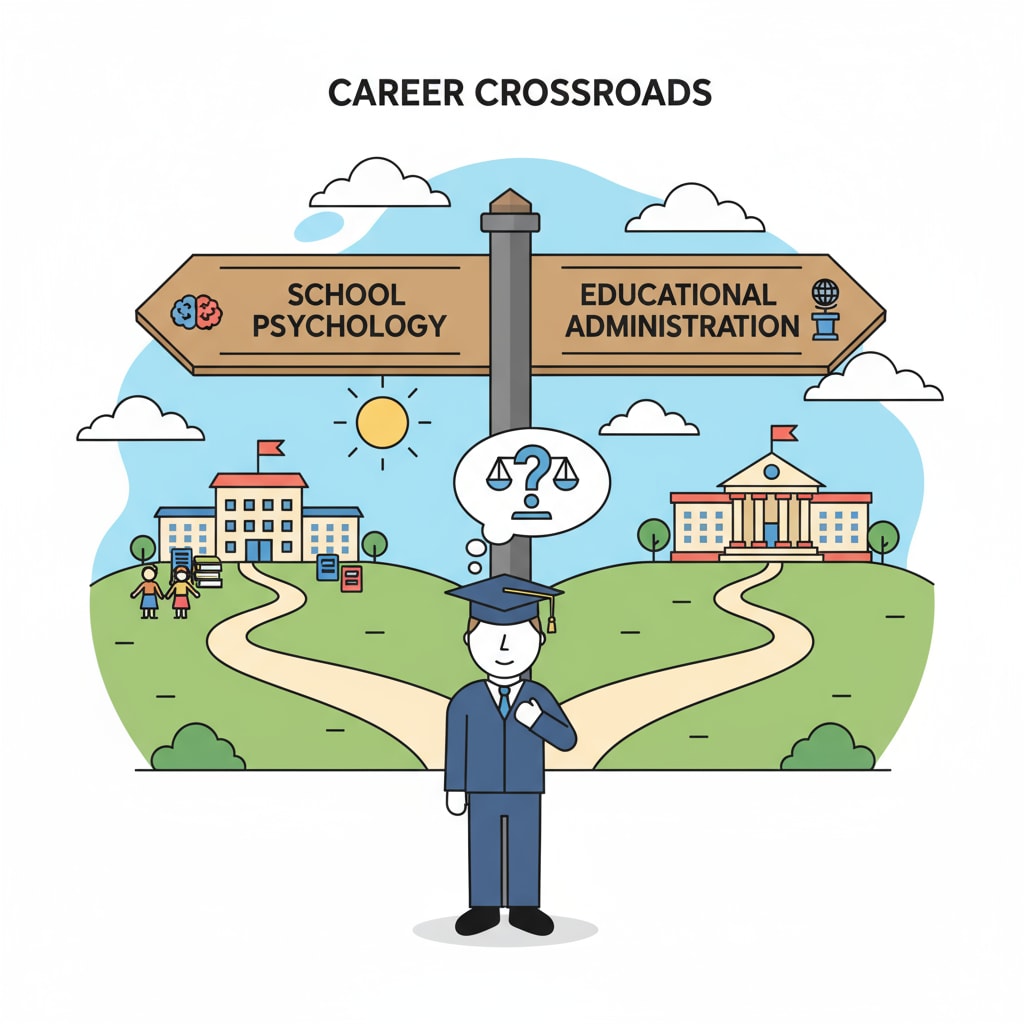 Career choice between school psychology and educational administration at a crossroads