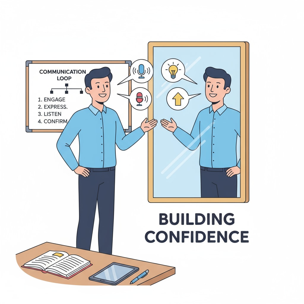 A person practicing communication skills for interview preparation in a short time