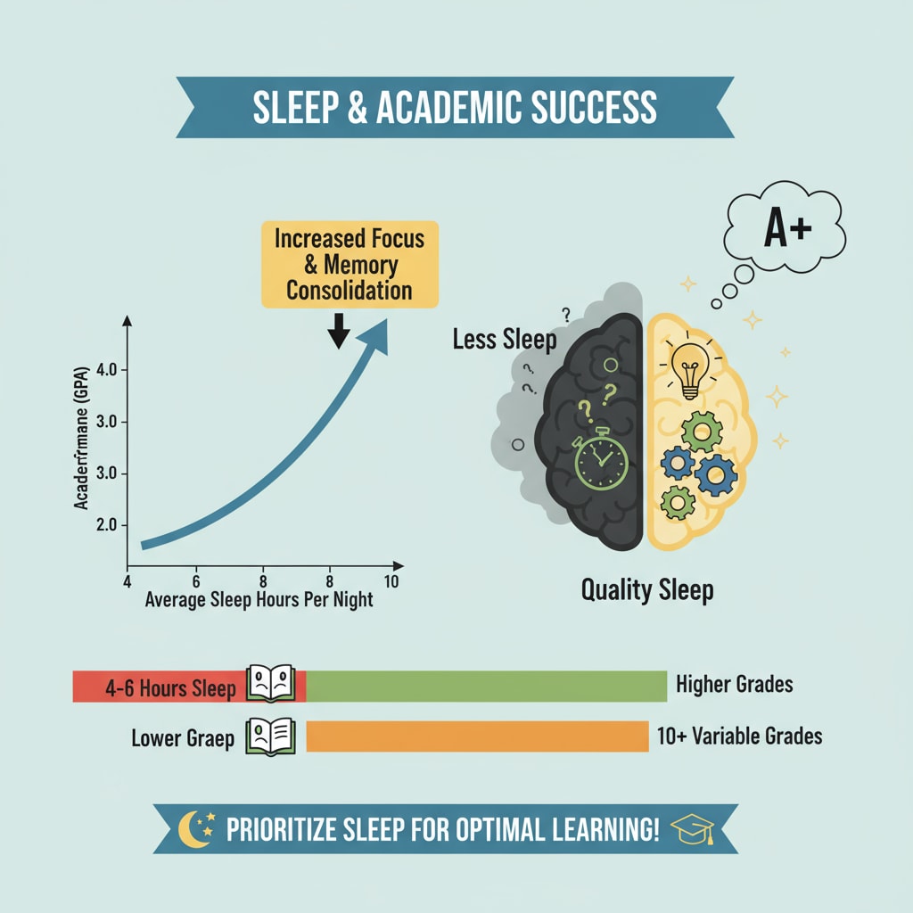 Graph showing the connection between sleep hours, student mental health, and academic performance related to student autonomy