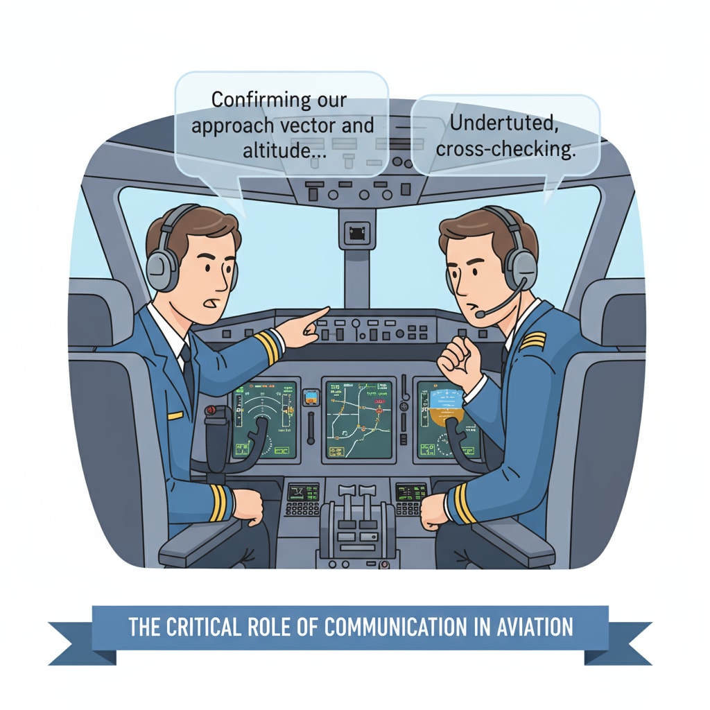 Pilots demonstrating crucial communication skills in the cockpit, an essential part of pilot skills including decision-making and situational awareness
