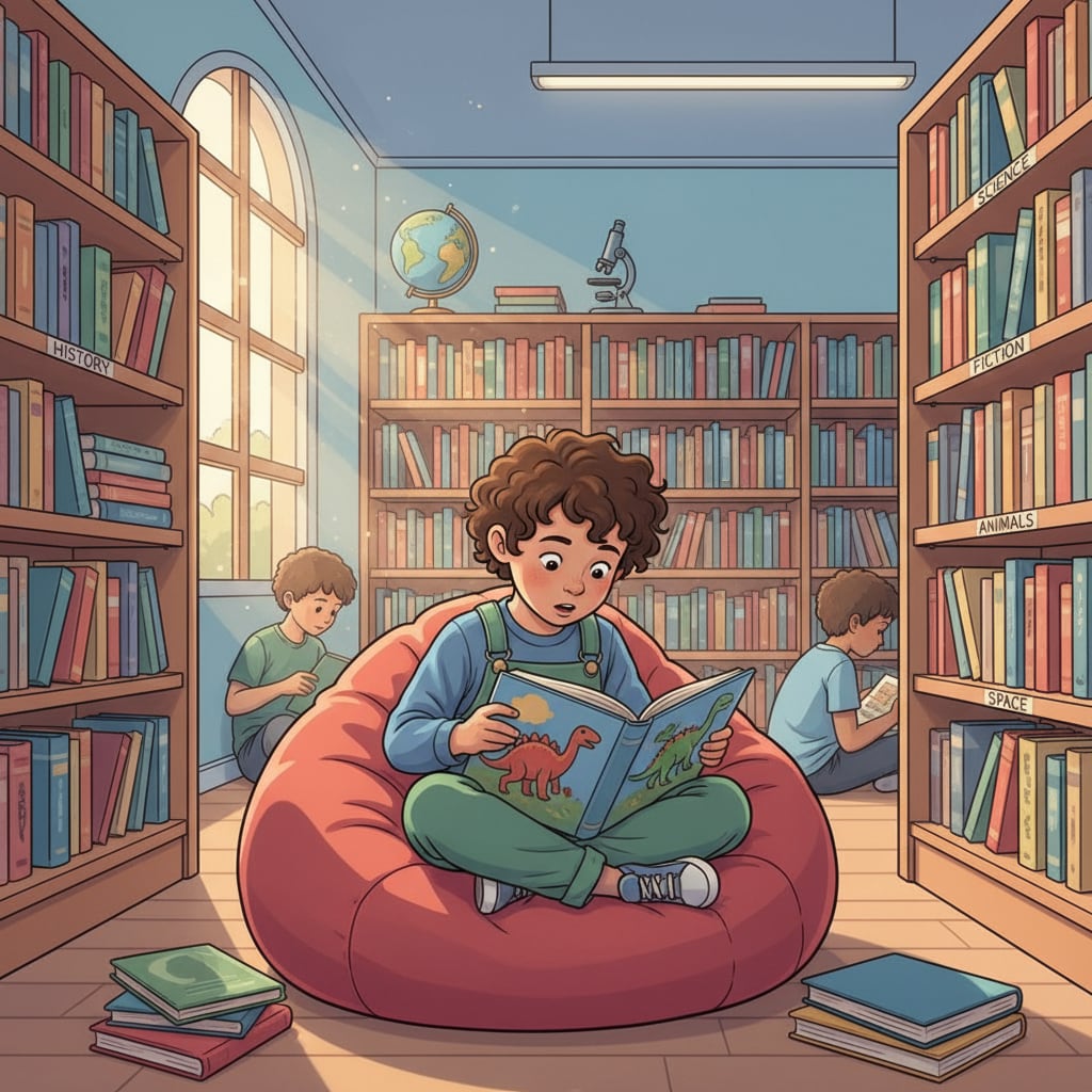 Library resources for family education and educational arrangements