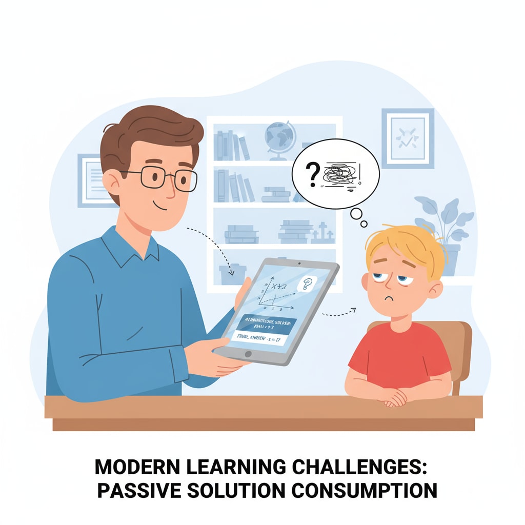 Parental indulgence in using AI for a child's homework, affecting the child's writing ability and educational privilege.