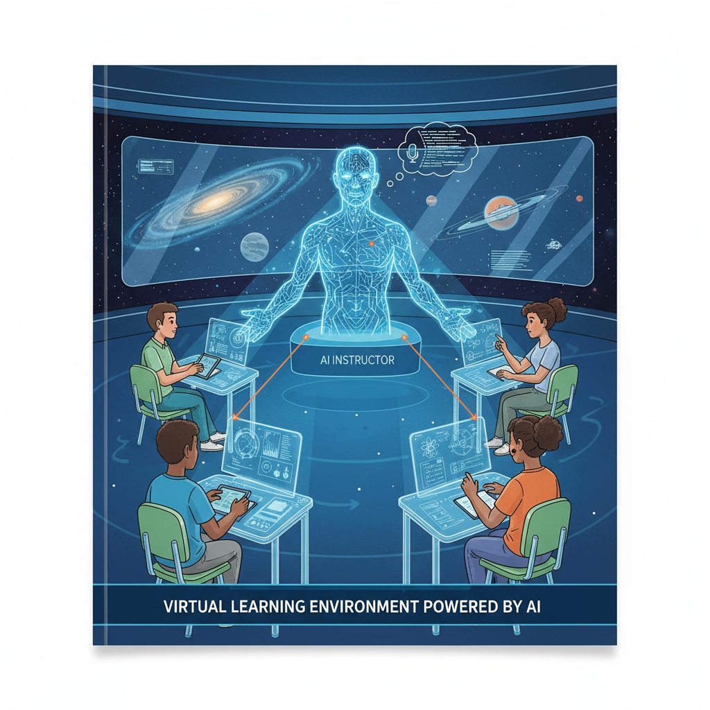 AI education in a virtual classroom