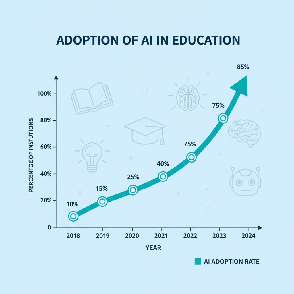 Growth of AI in education