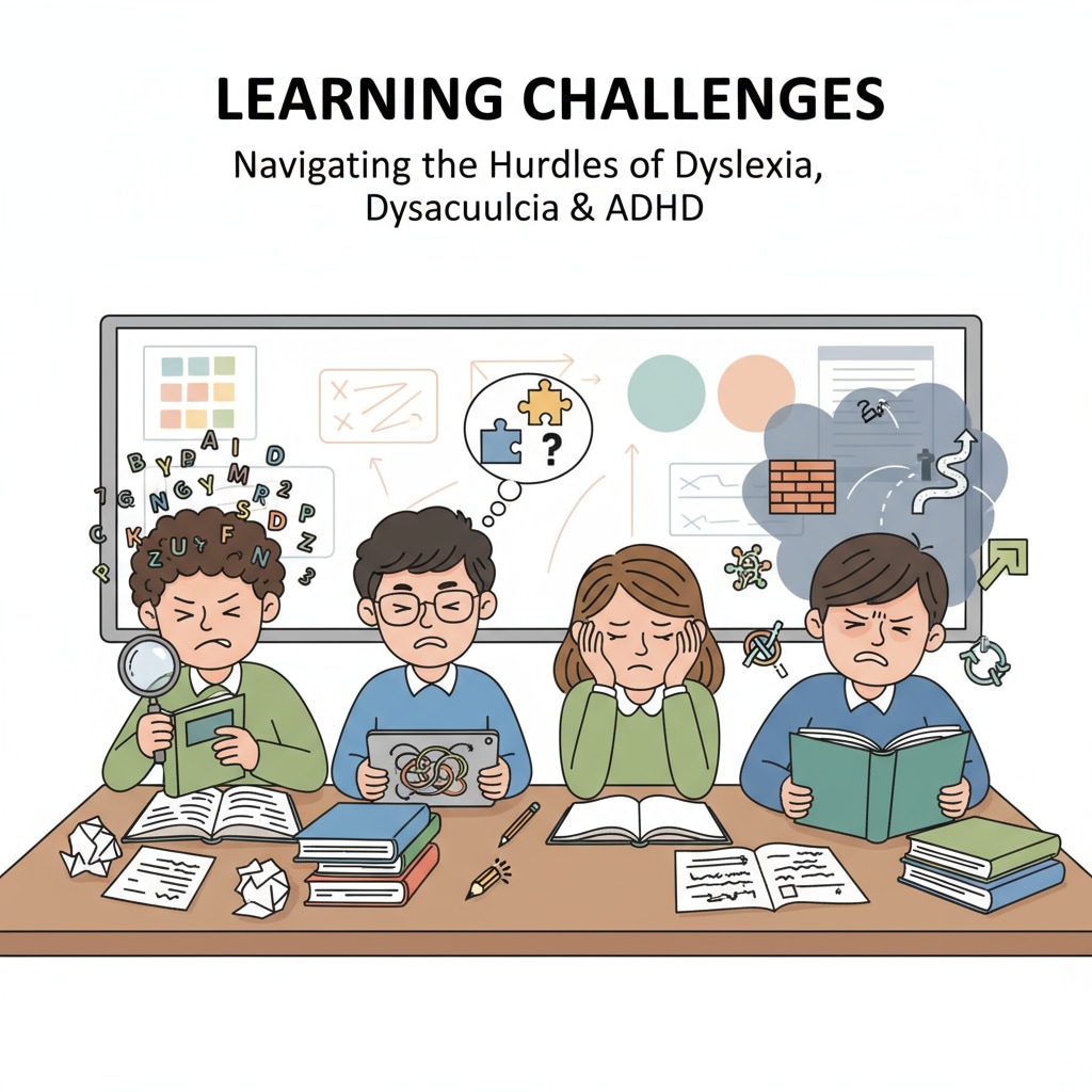 Students with learning difficulties showing signs of self-negation and cognitive struggles