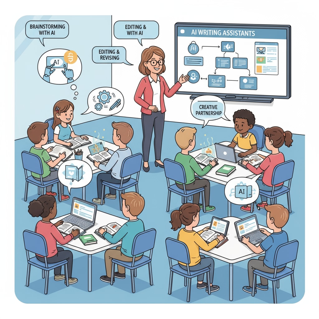 AI writing, teaching transformation, writing skills in a classroom setting