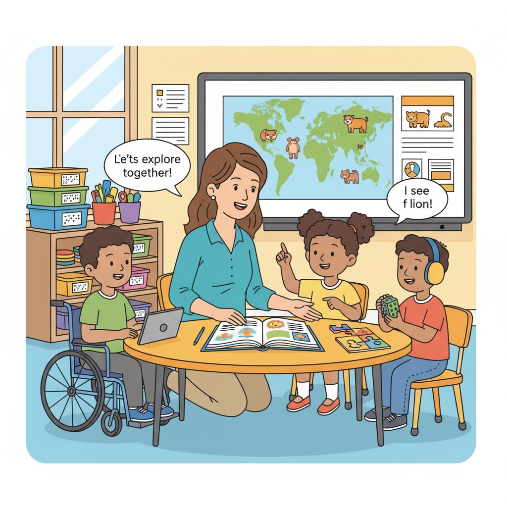 Special education teacher in action, relevant to career transition and MSEd