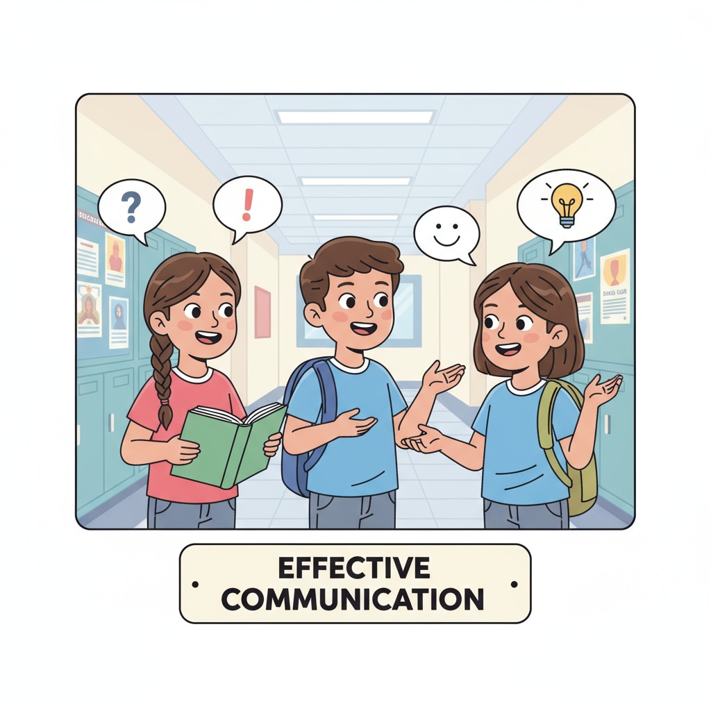 K12 students demonstrating communication skills, dialogue, and active listening through a friendly conversation