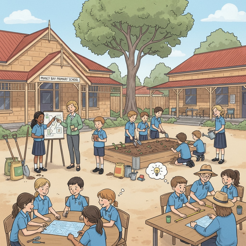 Australian school's distributed leadership and educational model