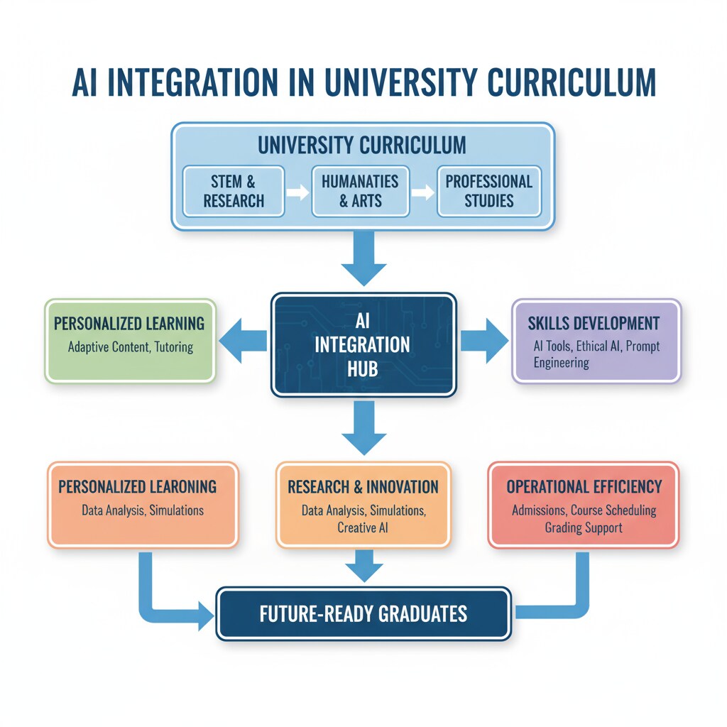 Integration of artificial intelligence, university education, and automation in curriculum