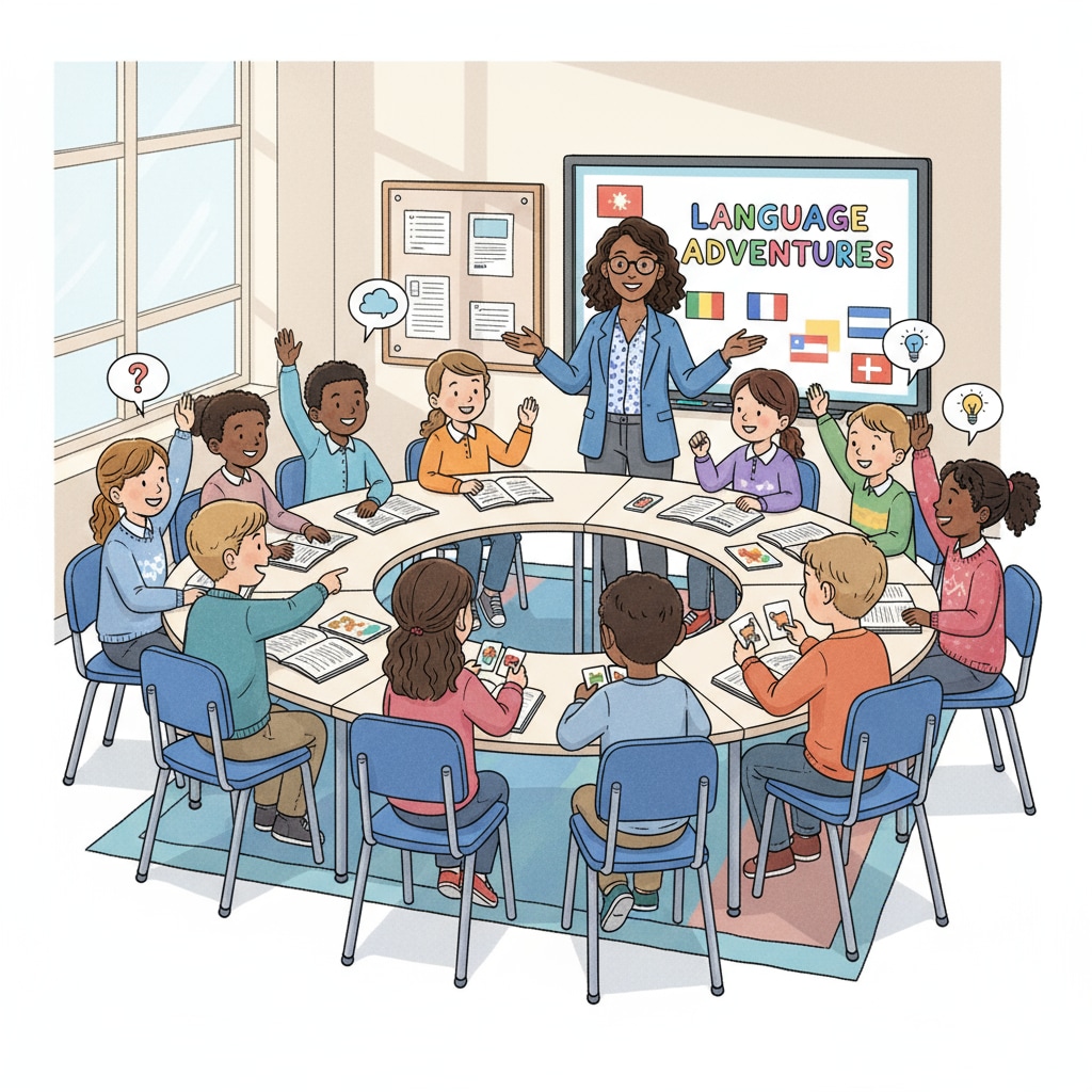 K12 students engaged in language learning to explore knowledge value and cultural horizons