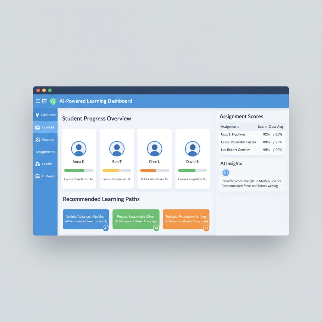 An AI-integrated Learning Management System promoting personalized learning in K12