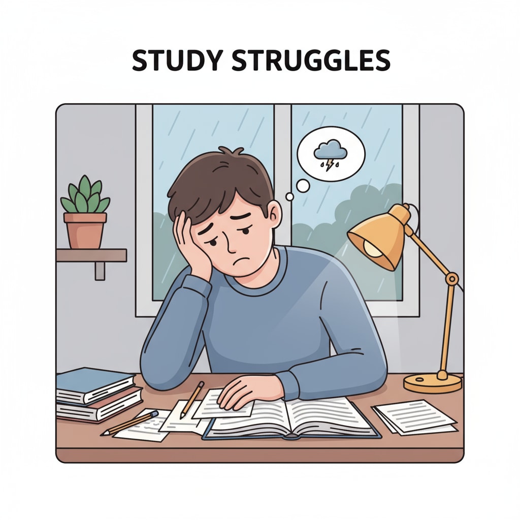 A student experiencing self - negation due to learning difficulties